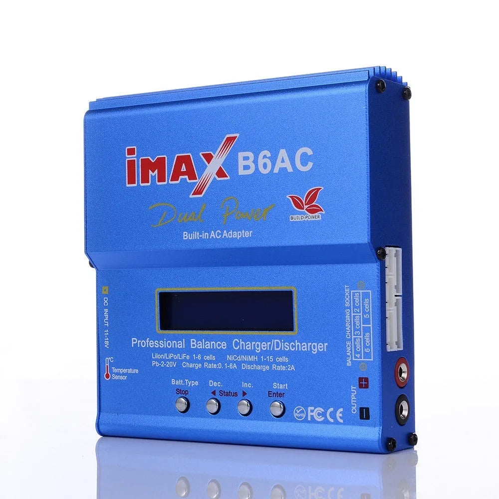 iMAX B6 AC RC Charger 80W B6AC 6A Battery Charger Lipo Nimh Li-ion Ni-cd Digital Balance Charger With LCD Digital Screen