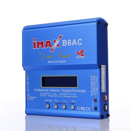 Load image into Gallery viewer, iMAX B6 AC RC Charger 80W B6AC 6A Battery Charger Lipo Nimh Li-ion Ni-cd Digital Balance Charger With LCD Digital Screen
