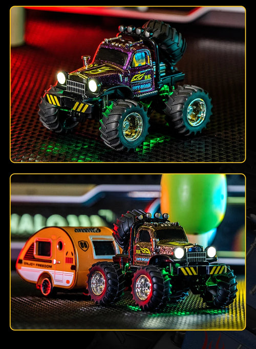 Load image into Gallery viewer, RC, New 1:64 Rc Car Mini 2.4Ghz City Road Handle High Speed Alloy All Terrain Remote Control Car Dual Control Children&#39;s Toys Gifts
