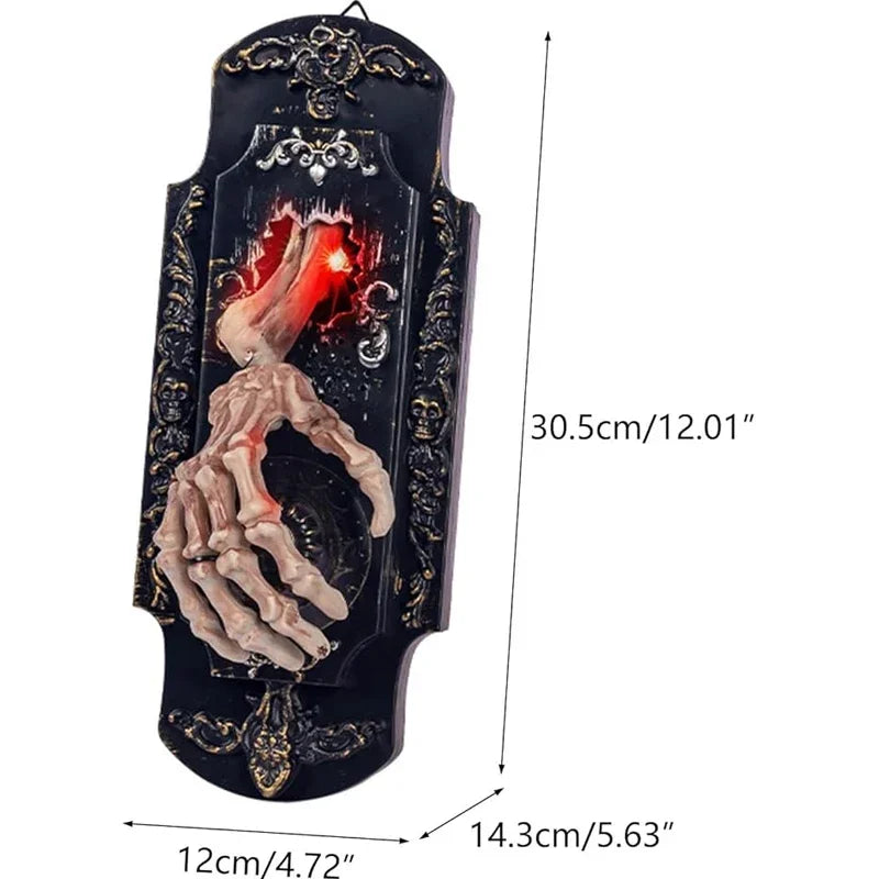 Halloween Funny Doorbell Induction Spray Doorbell Sound Induction Venue Layout Haunted House Halloween Terror