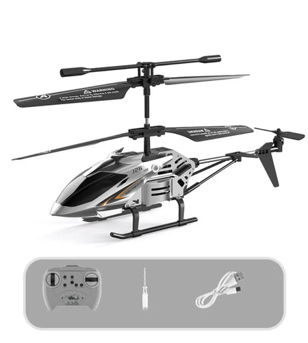 Metal Alloy RC Helicopters 3.5 Channels USB Charging Flying Helicopter Toy Silver Red Pink Rechargeable Mini Drone