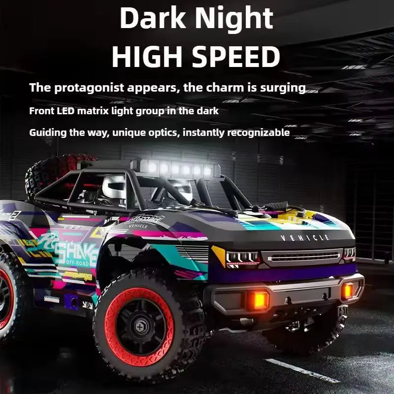 Jjrc C8820 Carbon Brush Full Scale Remote Control Car 4wd Short Truck Off-Road Professional Racing High-Speed Car Adult Rc Toys