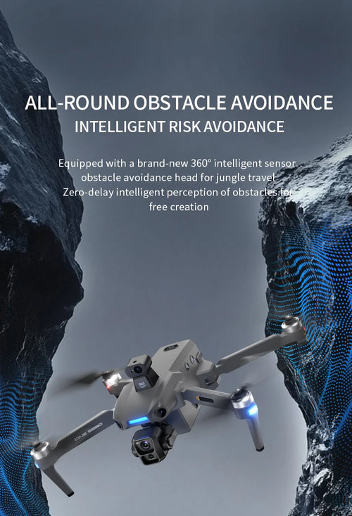 Load image into Gallery viewer, S880 Flagship Drone 8K Dual Cameras 3-Axis Gimbal 5G FPV GPS Return TouchScreen RC Obstacle Avoidance Optical Flow Hovering Dron
