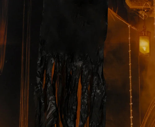 Load image into Gallery viewer, Halloween Decoration Screaming Scarecrow Ghost Voice-controlled Glowing and Sound-emitting Pendant Setting Up Props

