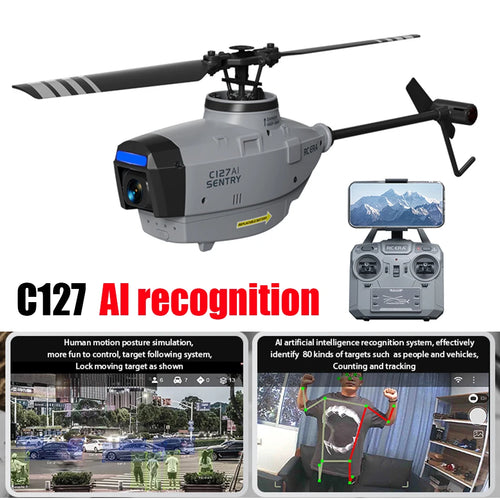 Load image into Gallery viewer, C186 Pro B105 2.4G RTF RC Helicopter 4 Ppropellers 6 Axis Electronic Gyroscope for Stabilization Remote Control Hobbies Toys
