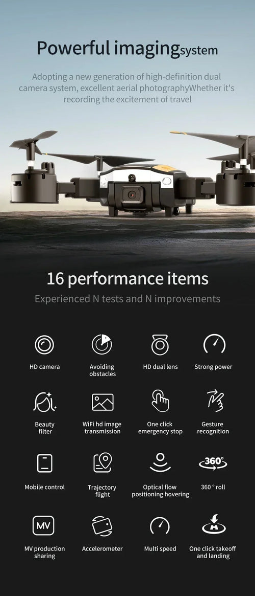 Load image into Gallery viewer, Xiaomi T6 Drone Profesional 8K HD GPS Camrea Obstacle Avoidance Remote Controll Aerial Photography Optical Foldable Quadcopter
