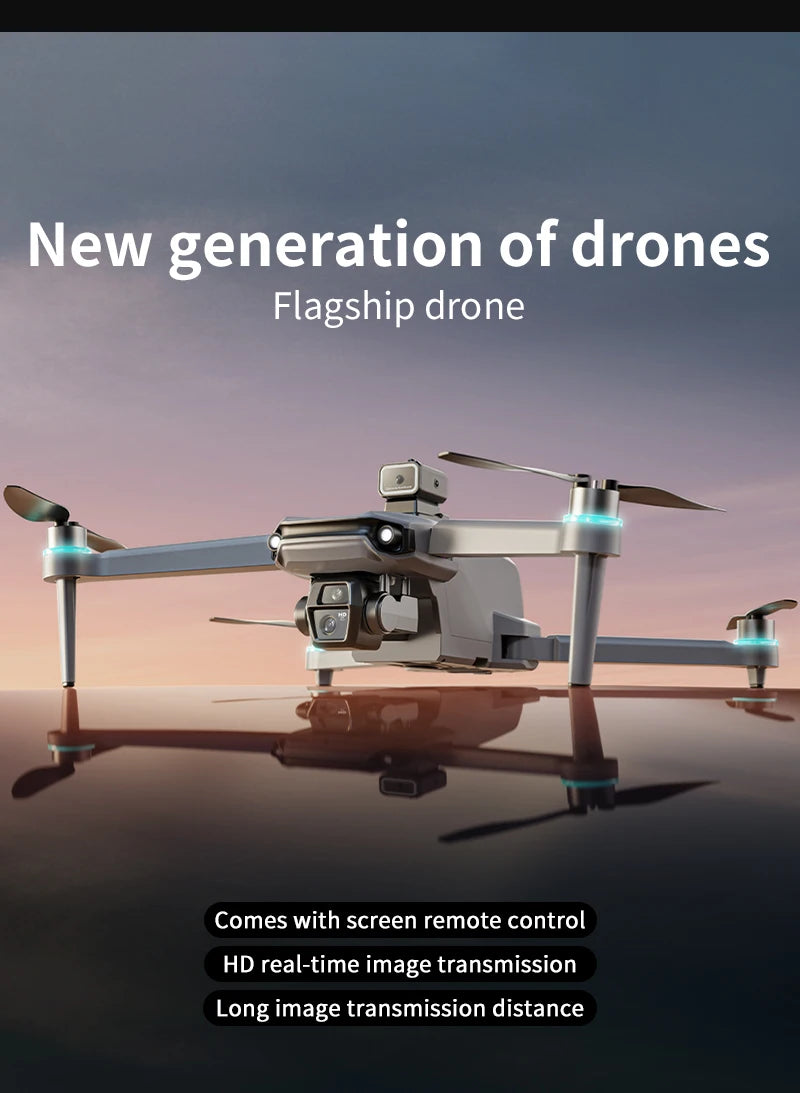 SG603 Pro Drone GPS 8K HD Camera Aerial EIS Anti-Shaking 5G WIFI Folding Drones Brushless Obstacle Avoidance Touchscreen RC UAV