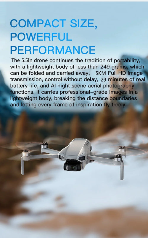 Load image into Gallery viewer, GPS Brushless 3 Axis Gimbal 5.5InTouch Screen FPV RC Drone 8K 5KM Image Transmittion Smart Follow Me Remote Control Quadcopter
