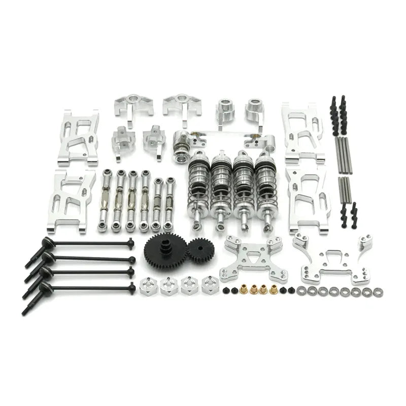 Wltoys 144001 144002 144010 124017 124019 Metal Upgrades Parts Modification Kits Swing Arm Shock Absorber Set RC Car Accessories