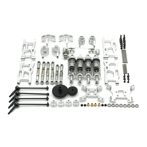 Load image into Gallery viewer, Wltoys 144001 144002 144010 124017 124019 Metal Upgrades Parts Modification Kits Swing Arm Shock Absorber Set RC Car Accessories
