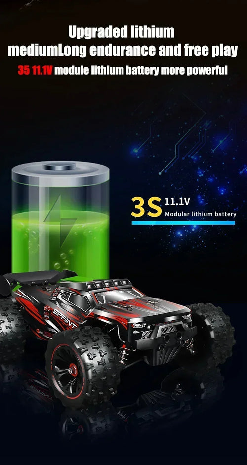 Load image into Gallery viewer, TSRC 9522 1:16 85KM/H Super Brushless 50KM/H Brushed RC Car 4x4 Off Road Remote Control High Speed Drift Racing Truck Toy Kids A
