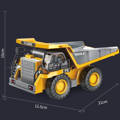 Load image into Gallery viewer, Remote Control Excavator Bulldozer Dump Truck Rc Car Toys Electric Engineering 2.4g High-Tech Vehicle Model Toys For Kids Gifts
