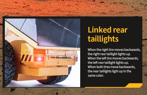 Load image into Gallery viewer, HUI NA Engineering Vehicle 533D Simulation Alloy Dump Truck Earth-moving Dump Truck Model Toy Truck Heavy duty tractor RC Cars
