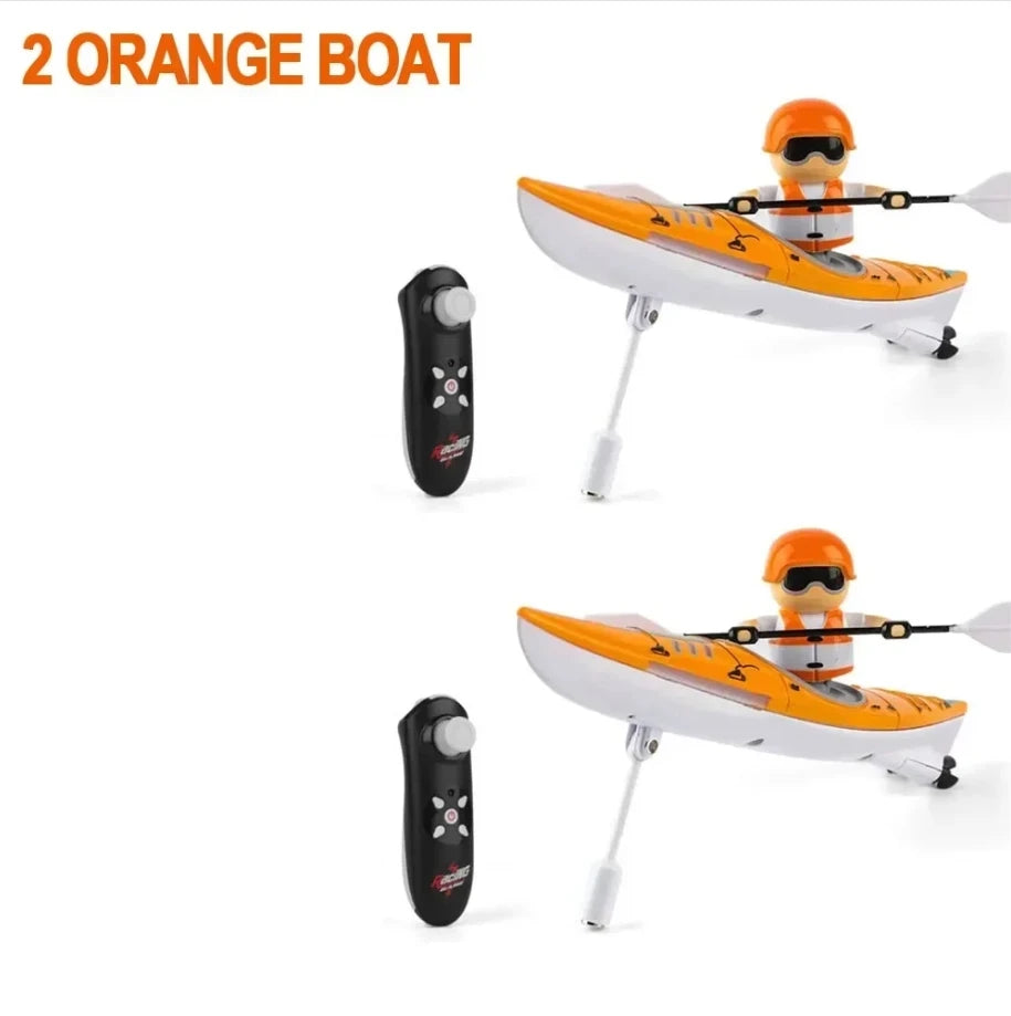 HC-810 RC Boat RTR 2.4G 15km/h Brushed Motor Paddle Remote Control Rowing LED Lights 360 Driving Dual Modes Waterproof Ship