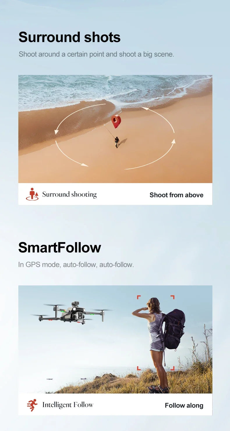 K19 MAX GPS Drone Cam Fishing Air Drop Toy