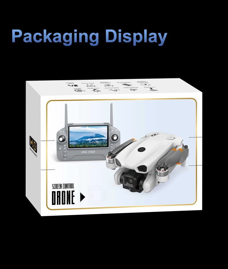 New LF812 Drone 4K/8K Professional HD 360° Dual Cameras 5G GPS WIFI Brushless Motors Obstacle Avoidance Foldable Quadcopter Toys