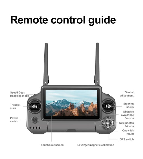 Load image into Gallery viewer, ZLL A25 PRO GPS Drone 8K Camera 3-Axis Gimbal WIFI Obstacle Avoidance Touch Screen FPV Brushless EIS Electronic RC Quadcopter ﻿
