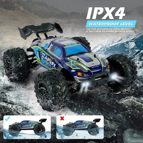 Load image into Gallery viewer, 1:16 80km/h Brushless RC Drift Car With LED Lights 4WD Electric High Speed Racing Remote Control Monster Truck for Kids Adults
