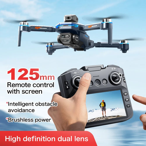 Load image into Gallery viewer, GT8 Drone 6K /8K HD Camera Obstacle Avoidance Aerial Photography Brushless Drone with Screen Foldable RC Drone four-axis Drone
