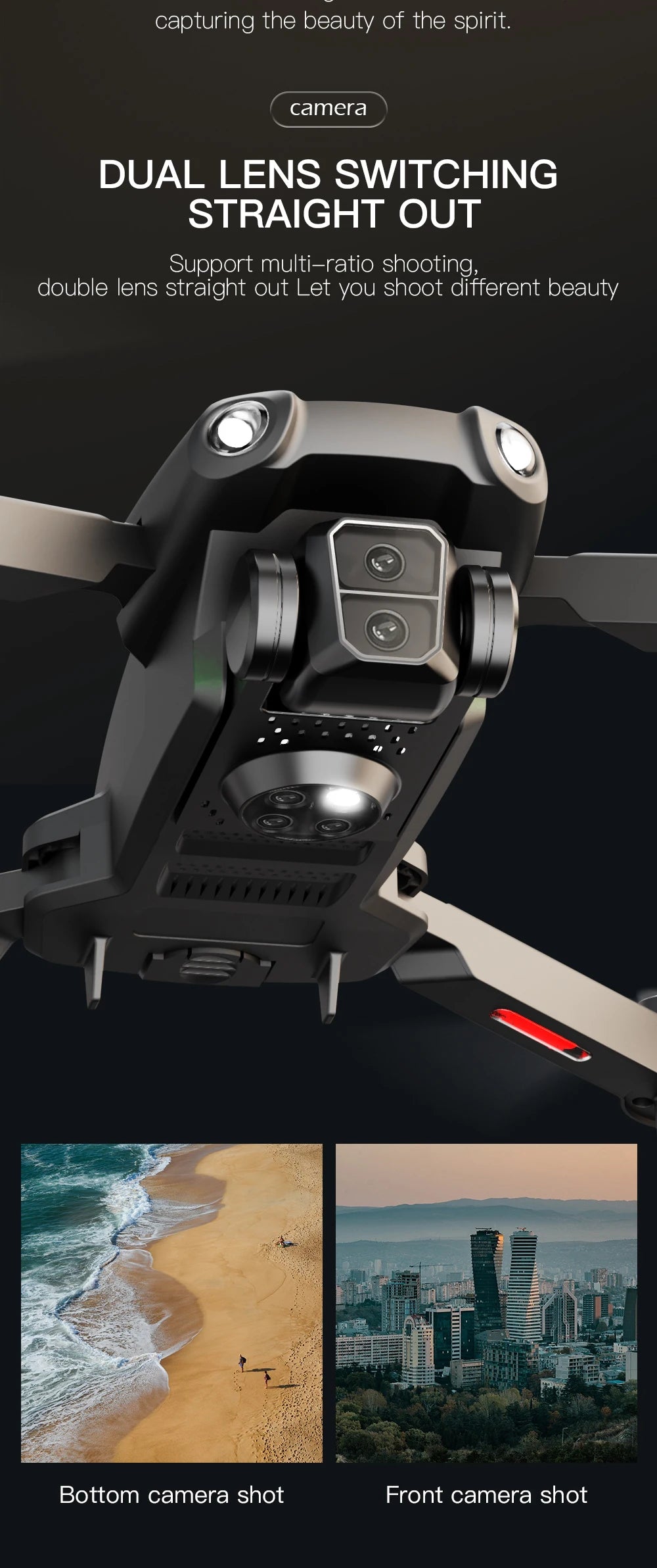 SG109 Pro Mini  Drone 8K Profesional with HD Camera 5G WiFi GPS Folding 4-Axis anti Shake Gimbal Brushless Motoror Quadcopter Ne