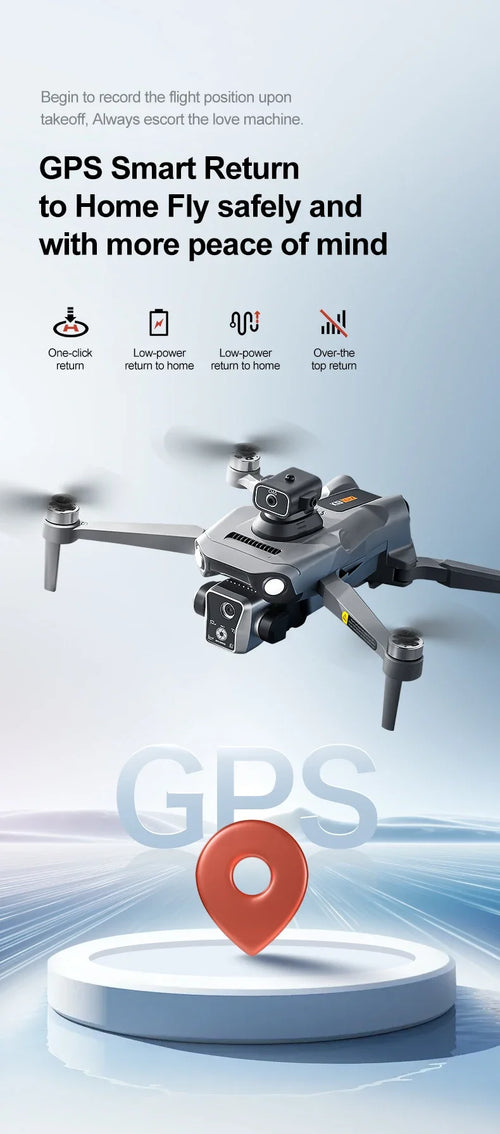 Load image into Gallery viewer, K19 MAX GPS Drone Cam Fishing Air Drop Automatic Turnaround 5G Screen Obstacle Avoidance Drone Professional Camera FPV Dron
