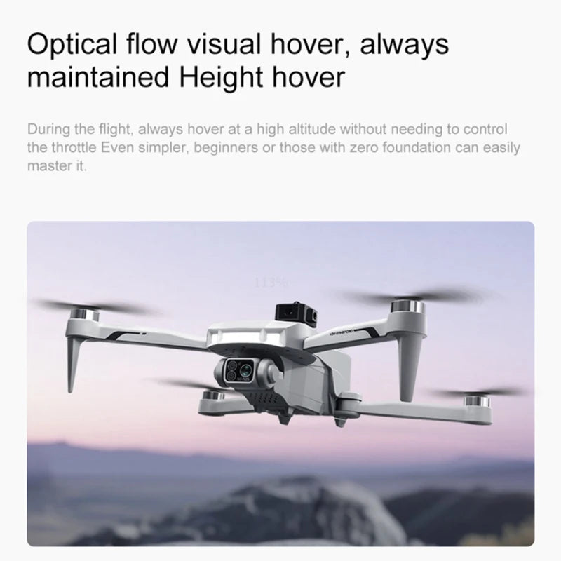 Professional Aerial GPS Return Large Screen FPV RC Drone 8K Auto Spray Optical Flow Obstacle Avoidance Remote Control Quadcopter