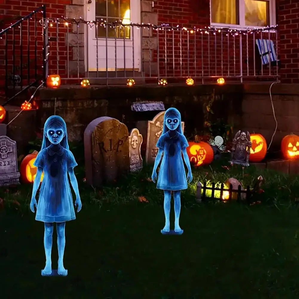 Halloween Decorations Large Scary Ghost Spooky Movie Halloween Door Banner Indoor Outdoor Haunted House Themed Decoration