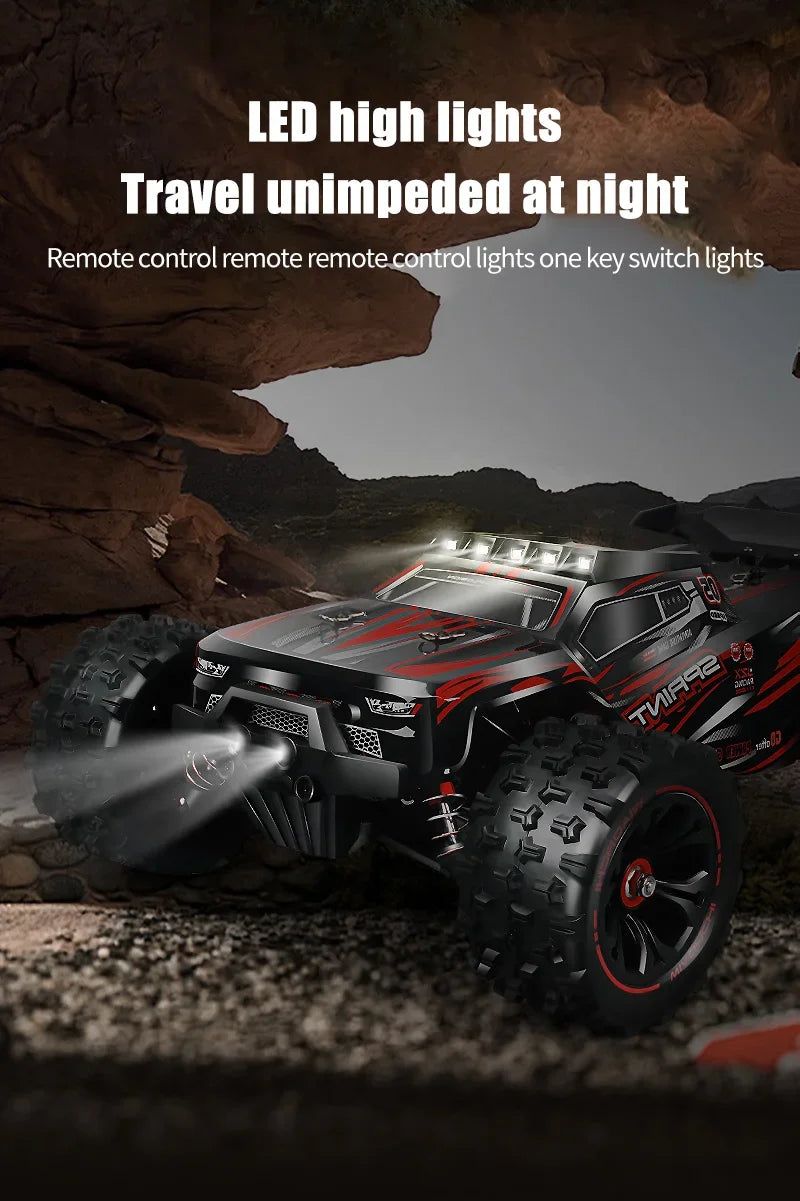 1:14 85KM/H or 50KM/H 4WD RC Car with LED Remote Control Cars High Speed Drift Monster 4x4 Truck for Kids Vs Wltoys 144001 Toys