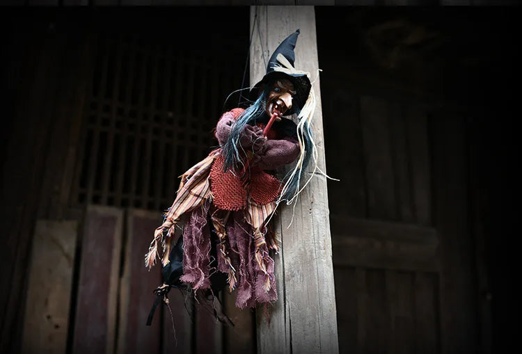 Halloween Witch Pendant A Terrifying Atmosphere Decoration