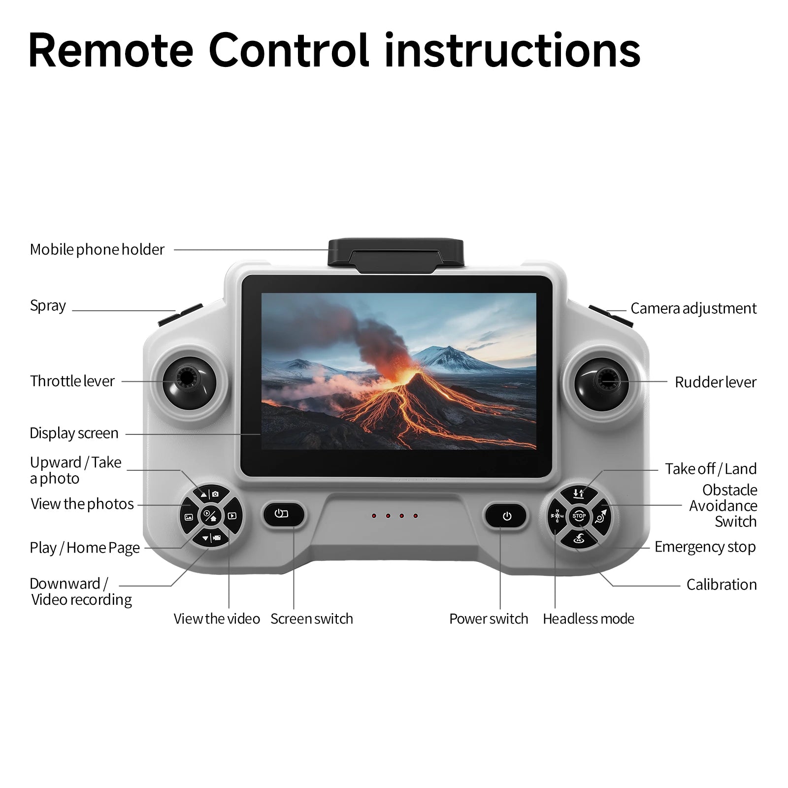 NEW YL09 Drone With Screen Remote Control 8K HD Dual Camera Brushless Motor Obstacle Avoidance Foldable FPV Quadcopter RC Drones
