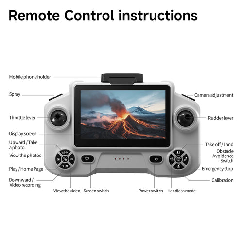 Load image into Gallery viewer, NEW YL09 Drone With Screen Remote Control 8K HD Dual Camera Brushless Motor Obstacle Avoidance Foldable FPV Quadcopter RC Drones

