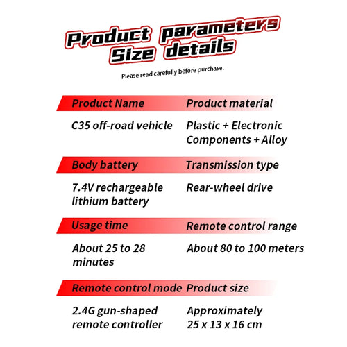 Load image into Gallery viewer, 2026 New C35 1/18 4WD RC Car 30KM/H Offroad Monster Truck LED Headlights 2.4G Remote Control Car Outdoor Hobby Toy Gift For Kids
