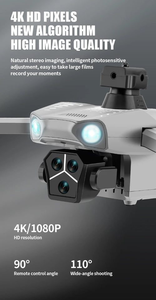 Load image into Gallery viewer, T01 Mini Drone with 4K HD Camera 4.5&#39; Touch Screen GPS Obstacle Avoidance Brushless Motor - Folding Quadcopter for Photography
