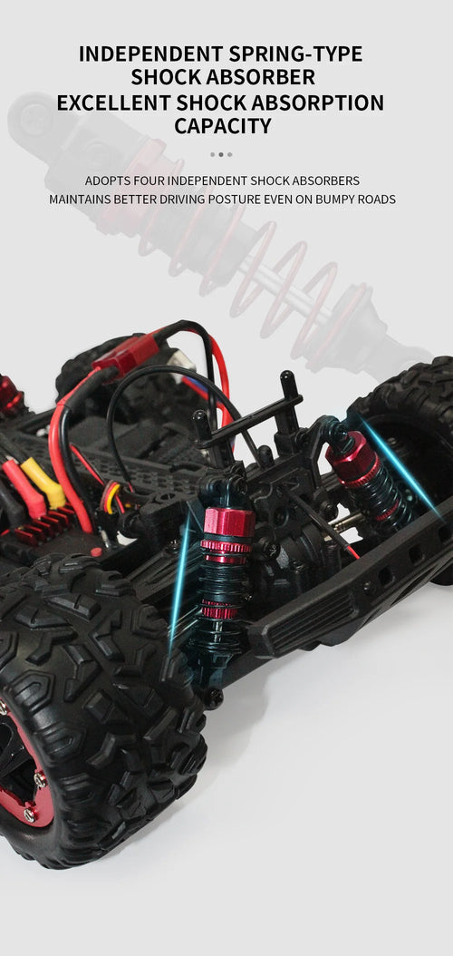 Load image into Gallery viewer, 80KM/H 1:18 Full Scale High Speed RC Truck Car 4WD Off Road Independent Suspension Brushless Drift Racing Remote Control Car Toy
