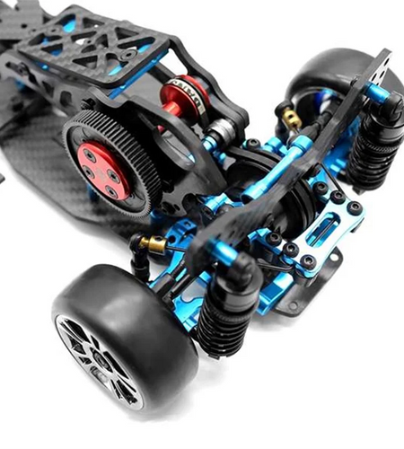 Excellent-DIY RC Car Rear-Drive Drift Racing Frame For 1/10 Mini-Size RC Car Frame Drift Car Kit Version RC Frame Drift Car Kit