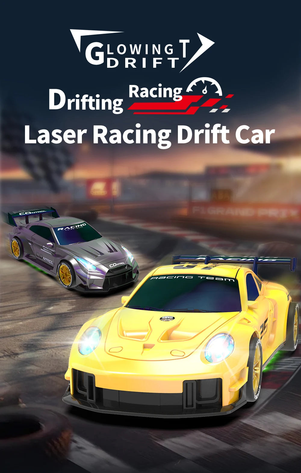 2026 New Q228 1:24 Drift Rc Car Four-wheel Remote-Controlled Racing Car Full Proportions Desk Competition Toy Boys Ideal Gifts