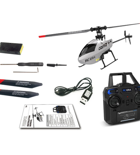 RC ERA C129V2 RTF RC Helicopter 2.4GHz 6-axis Gyroscope One Click 3D Flip Remote Control Aircraft Hobby Toys