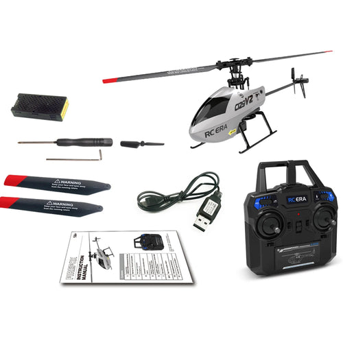 Load image into Gallery viewer, RC ERA C129V2 RTF RC Helicopter 2.4GHz 6-axis Gyroscope One Click 3D Flip Remote Control Aircraft Hobby Toys
