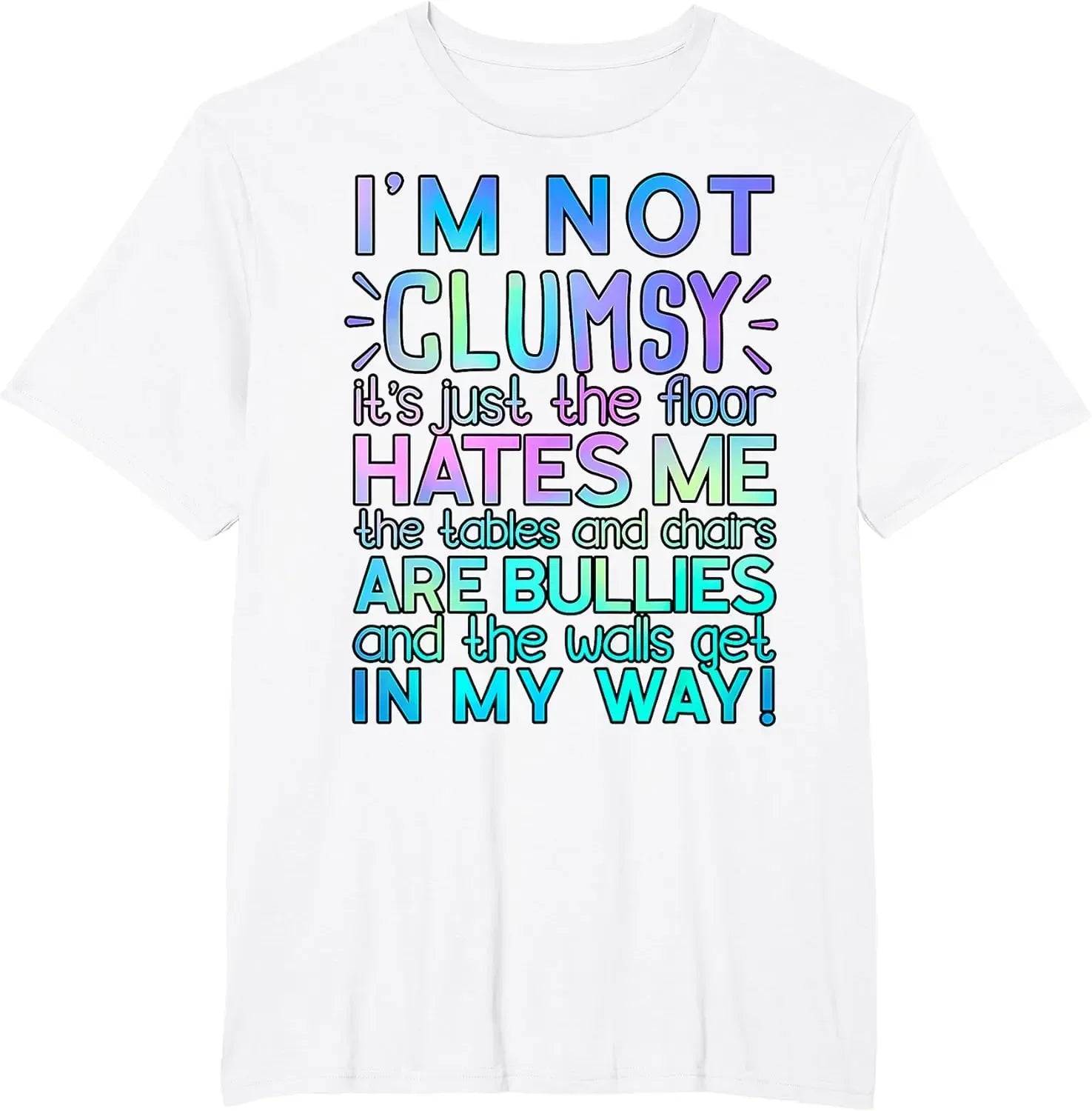 Funny in My Defense I Was Left Unsupervised Short Sleeve T-Shirt Sarcastic Gift Tee Graphic Printed Tops TShirts Men Clothing