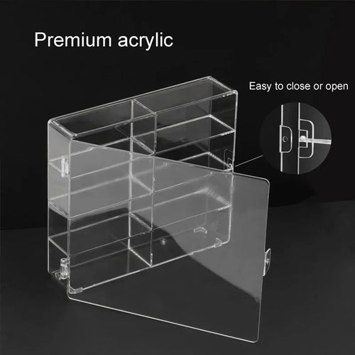 Load image into Gallery viewer, Acrylic Car 1pc Display case 1:64 For Kids holds 8 cars
