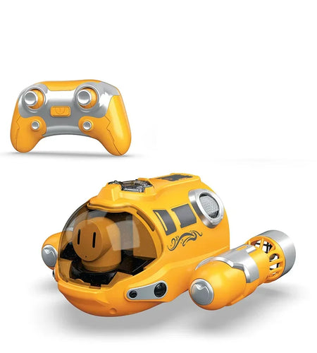 2.4G Remote Control Motorboat Waterproof Spray Swimming Pool Bathing RC Steamboat Toy For Boys And Girls Children Christmas Gift