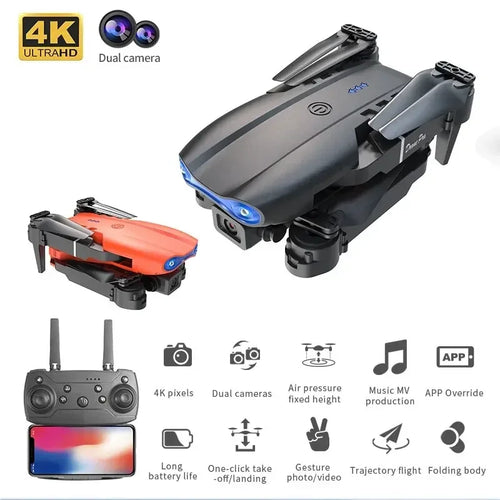 Load image into Gallery viewer, 2024 E99Pro RC Drone 4K Professinal With 1080P Wide Angle HD Camera Foldable Helicopter WIFI FPV Height Hold Gift Toy
