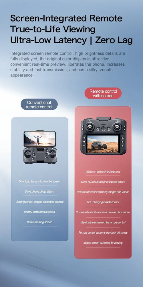 Load image into Gallery viewer, GT8 Drone 4K HD Camera Obstacle Avoidance Aerial Photography Brushless Drone with Screen Foldable RC Drone Quadcopter RTF
