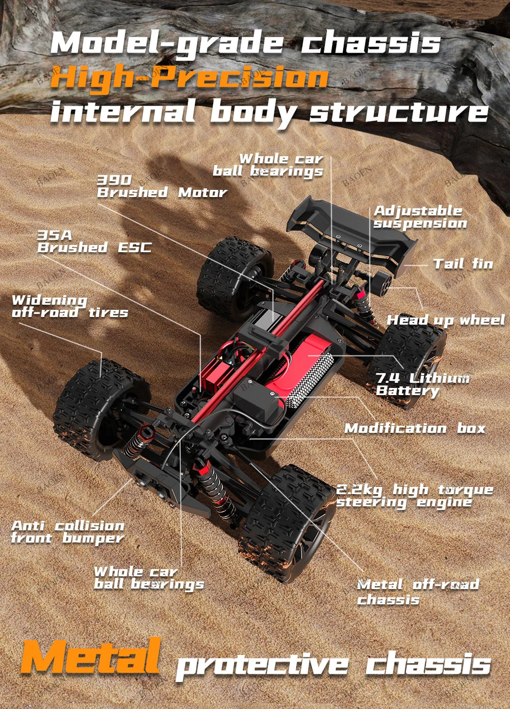 PRO 85KM/H High Speed RC Car Brushless 4WD Off-Road Drift Remote Control Car 1:16 Professional Racing Cars SCY9522 50KM/H