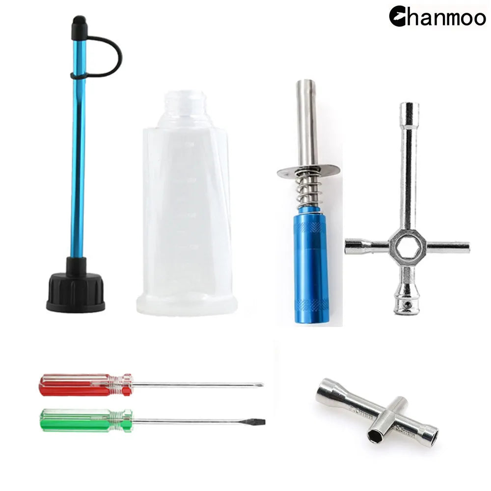 Universal EU/US Charger Nitro Gas Spark Glow Plug Igniter Starter Kit and N3 N4 for 1/8 1/10 RC Car Nitro Engine Power HSP 80141