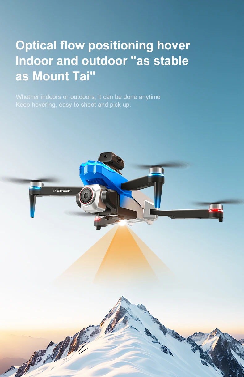 K16 Uav Aerial Photography 8K High-Definition Camera Screen Controlled Version Foldable Four-Axis Remote Control Aircraft Toys