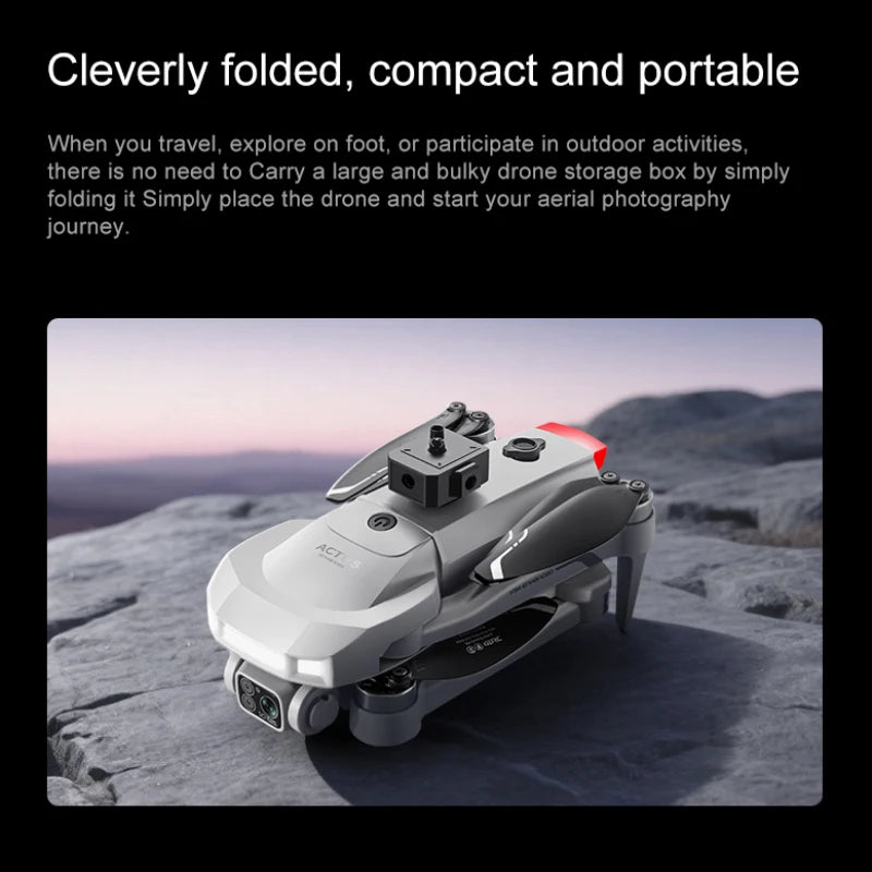Professional Aerial GPS Return Large Screen FPV RC Drone 8K Auto Spray Optical Flow Obstacle Avoidance Remote Control Quadcopter