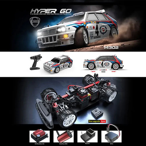 Load image into Gallery viewer, Hyper Go MJX 14301 14302 14303 1 / 14 4WD RC car 65 km / h brushless 2.4G remote control car off road high speed RC cars toys
