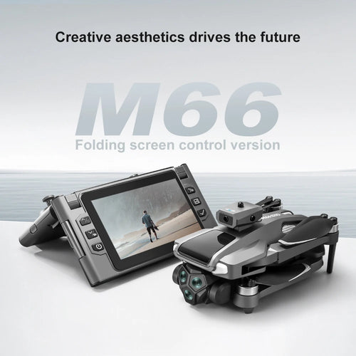 Load image into Gallery viewer, 2025 New M66 Drone HD Folding Remote Control With Camera And Screen 5G FPV Camera Quadcopter Brushless Motor RC Quadcopter
