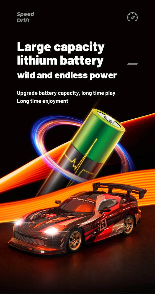 Load image into Gallery viewer, High Speed Driftable Remote Control Racing Car Kids Toys Electric RC Car Competitive Retrofittable Tire 4WD Model
